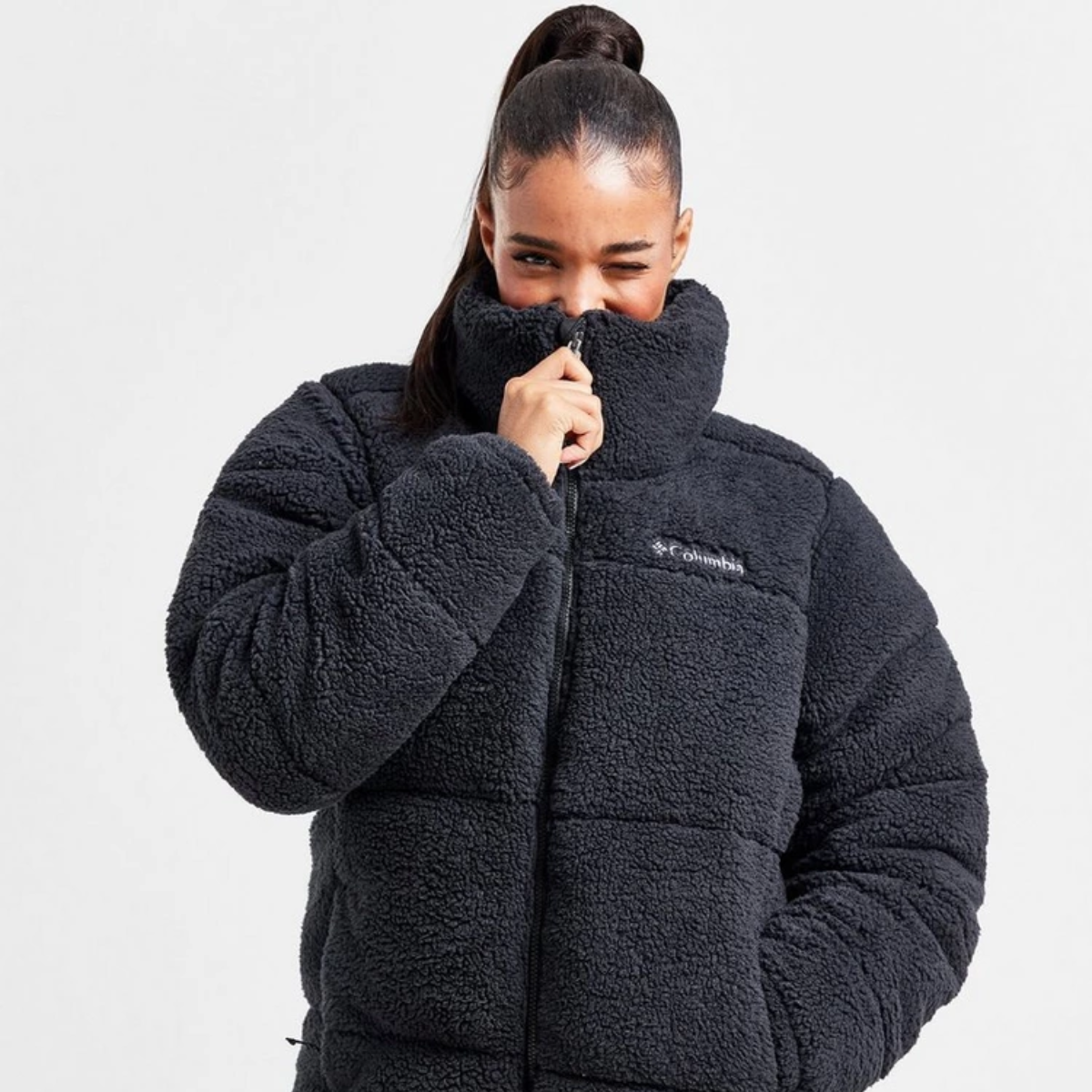 Columbia Puffect Sherpa Oversized Jacket