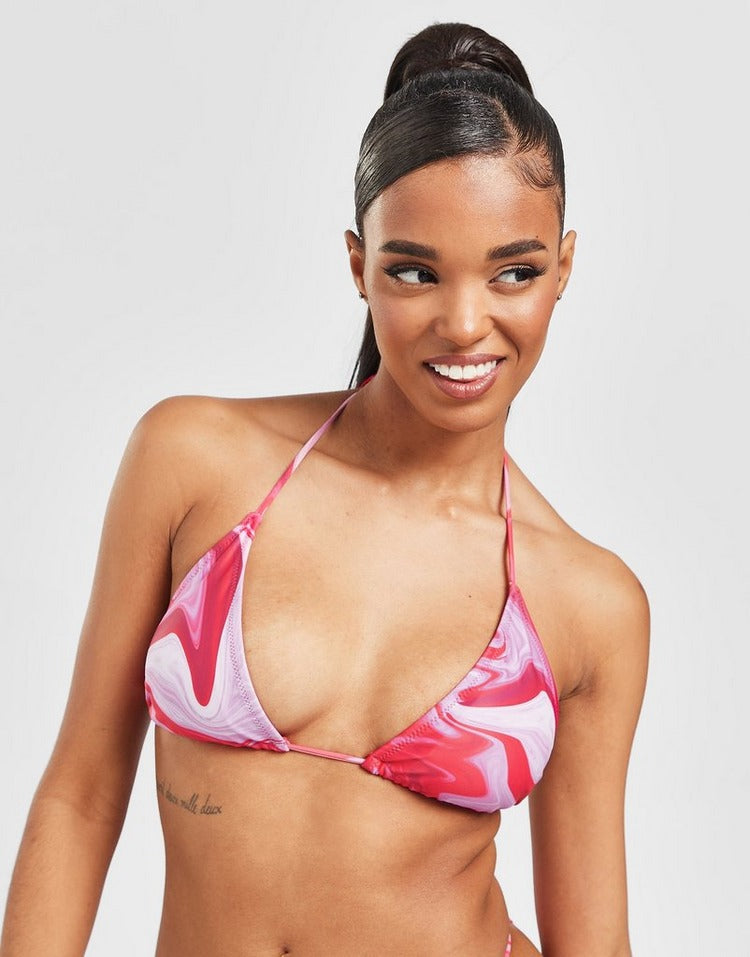 Pink Soda Sport Parte de Cima Bikini Fiesta Swirl