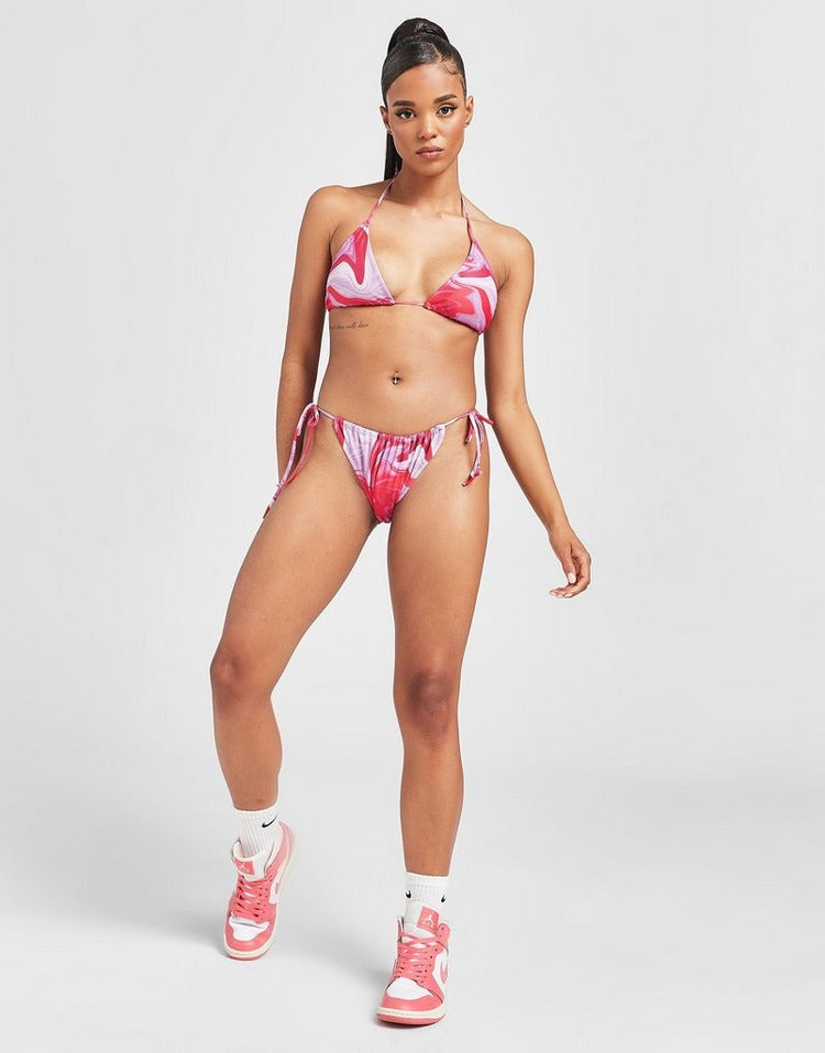 Pink Soda Sport Parte de Cima Bikini Fiesta Swirl